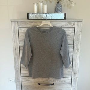 Studio Works - Gray Pullover Top - Size Large